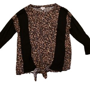 NWOT BKE CHEETAH SHIRT